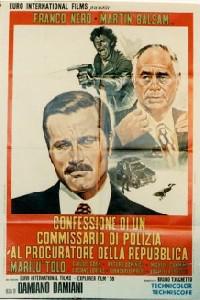 Poster for Confessione di un commissario di polizia al procuratore della repubblica (1971).