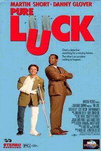 Poster for Pure Luck (1991).