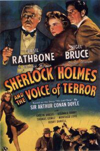 Plakat Sherlock Holmes and the Voice of Terror (1942).