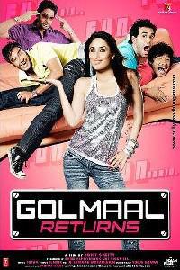 Poster for Golmaal Returns (2008).