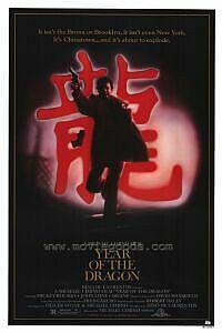 Poster for Year of the Dragon (1985).