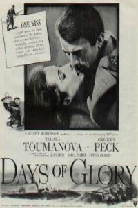 Cartaz para Days of Glory (1944).