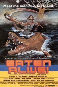 Омот за Eaten Alive (1977).