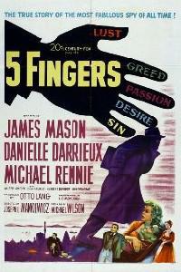 Poster for 5 Fingers (1952).