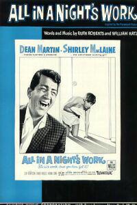 Poster for All in a Night's Work (1961).