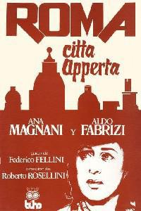 Poster for Roma, città aperta (1945).