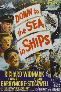 Poster for Down to the Sea in Ships (1949).