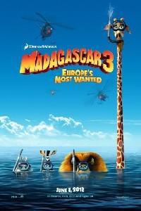 Poster for Madagascar 3: Europe's Most Wanted (2012).