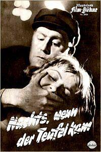Poster for Nachts, wenn der Teufel kam (1957).