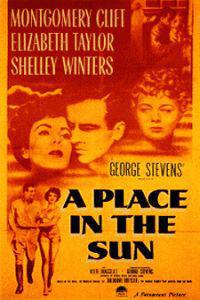 Poster for Place in the Sun, A (1951).
