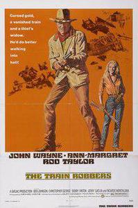 Омот за The Train Robbers (1973).