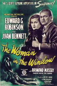 Poster for Woman in the Window, The (1945).