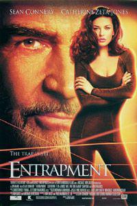 Poster for Entrapment (1999).
