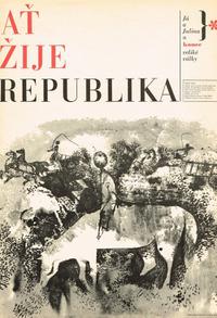 Poster for At' zije Republika (1965).