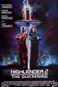 Poster for Highlander II: The Quickening (1991).