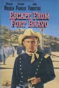 Poster for Escape from Fort Bravo (1954).