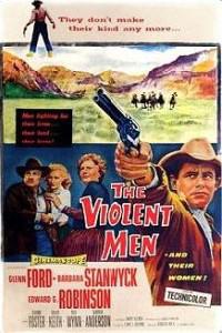 Омот за The Violent Men (1955).