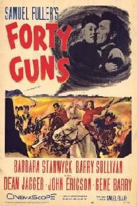 Plakát k filmu Forty Guns (1957).