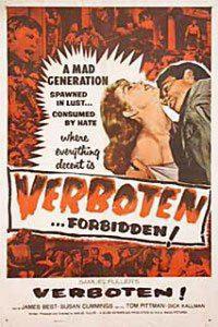 Poster for Verboten! (1959).