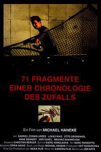 Poster for 71 Fragmente einer Chronologie des Zufalls (1994).