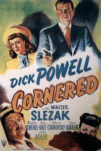 Poster for Cornered (1945).