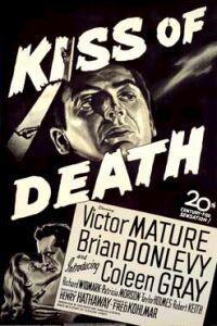 Poster for Kiss of Death (1947).