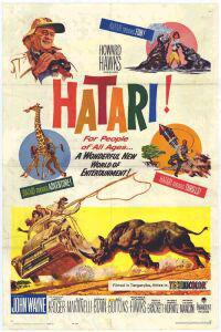 Poster for Hatari! (1962).