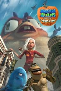 Poster for Monsters vs Aliens: Mutant Pumpkins from Outer Space (2010).