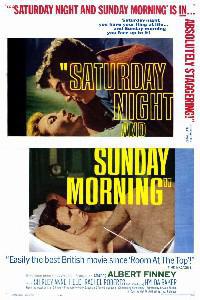 Poster for Saturday Night and Sunday Morning (1960).