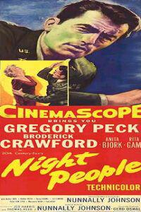 Poster for Night People (1954).