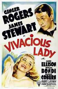 Plakat Vivacious Lady (1938).