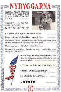 Poster for Nybyggarna (1972).