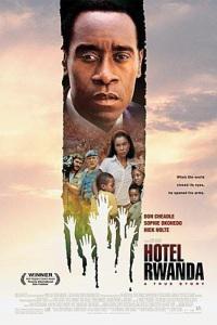 Plakat filma Hotel Rwanda (2004).