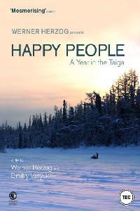 Poster for Happy People: A Year in the Taiga (2010).