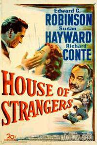 Poster for House of Strangers (1949).