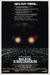 Cartaz para Blue Thunder (1983).