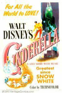 Cinderella (1950) Cover.