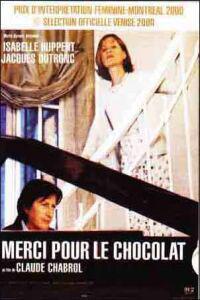 Poster for Merci pour le chocolat (2000).