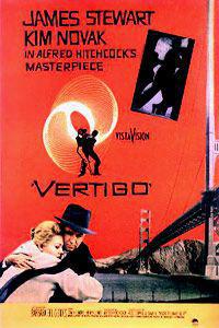 Poster for Vertigo (1958).