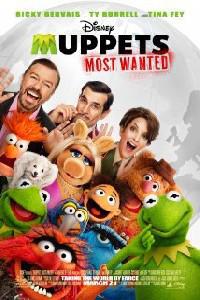 Plakat filma Muppets Most Wanted (2014).