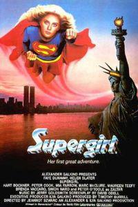 Plakát k filmu Supergirl (1984).
