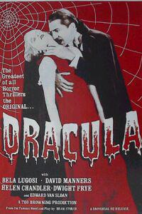 Cartaz para Dracula (1931).