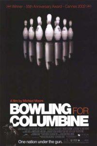 Plakát k filmu Bowling for Columbine (2002).