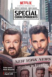 Plakát k filmu Special Correspondents (2016).