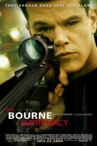 Plakát k filmu The Bourne Supremacy (2004).