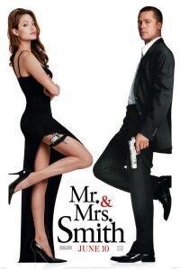 Plakát k filmu Mr. & Mrs. Smith (2005).