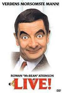 Cartaz para Rowan Atkinson Live (1992).