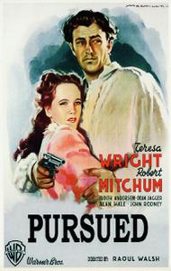 Plakát k filmu Pursued (1947).