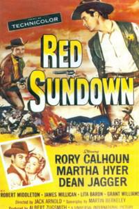 Poster for Red Sundown (1956).