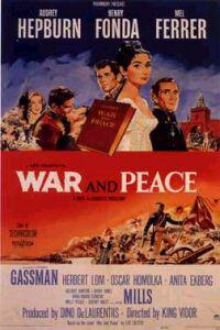 Plakat War and Peace (1956).